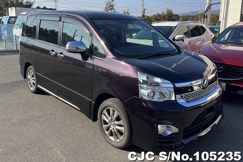 2013 Toyota Voxy Purple for sale | Stock No. 105235 | Japanese Used ...