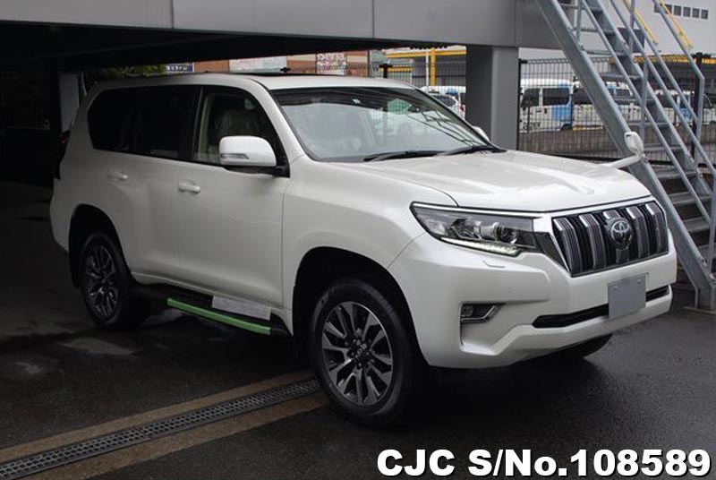 2022 Toyota Land Cruiser Prado White for sale Stock No. 108589