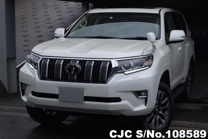 2022 Toyota Land Cruiser Prado White for sale Stock No. 108589