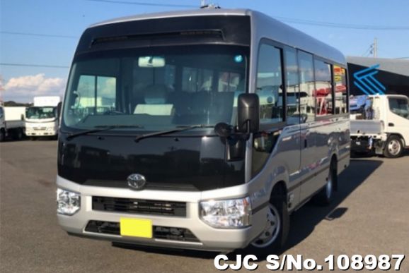 Toyota Coaster in Black 2 Tone for Sale Image 0