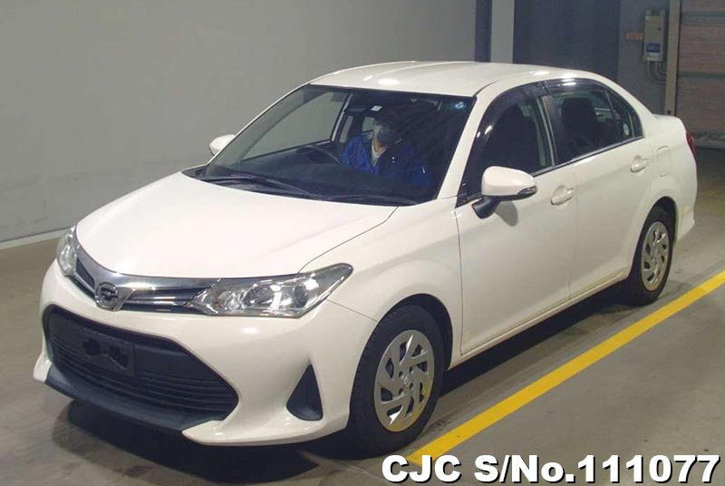 2017 Toyota Corolla Axio White for sale | Stock No. 111077 | Japanese ...