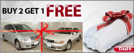 Used Japanese cars - Special offer with Free Car 