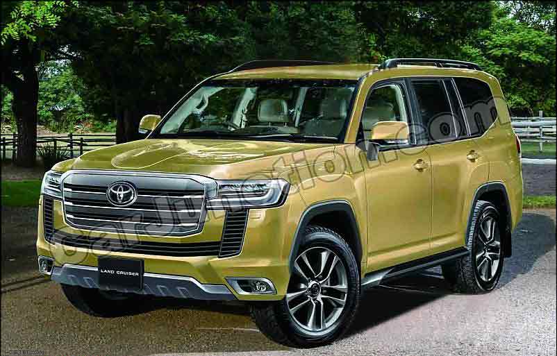 Toyota Landcruiser 2022 Beige Front