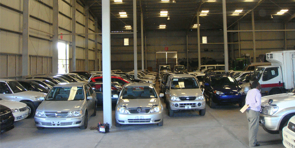 Vehicles Yard in Japan